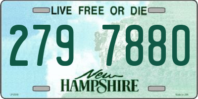 NH license plate 2797880