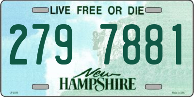 NH license plate 2797881