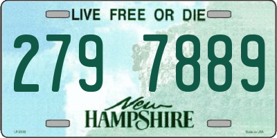 NH license plate 2797889