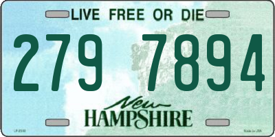 NH license plate 2797894