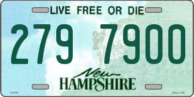 NH license plate 2797900