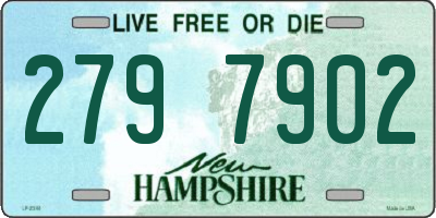 NH license plate 2797902