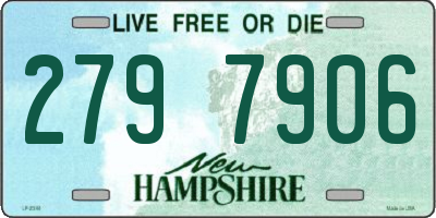 NH license plate 2797906