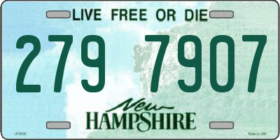 NH license plate 2797907