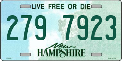 NH license plate 2797923