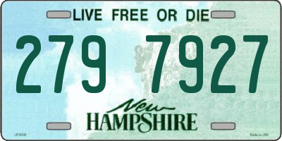 NH license plate 2797927