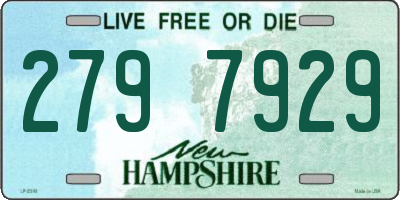 NH license plate 2797929