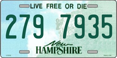 NH license plate 2797935