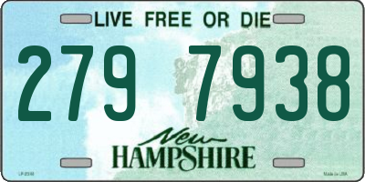 NH license plate 2797938