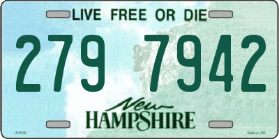 NH license plate 2797942