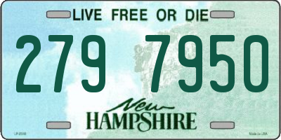 NH license plate 2797950