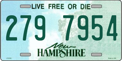 NH license plate 2797954