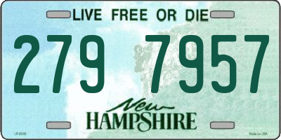 NH license plate 2797957