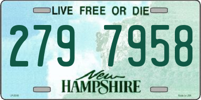 NH license plate 2797958