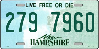 NH license plate 2797960
