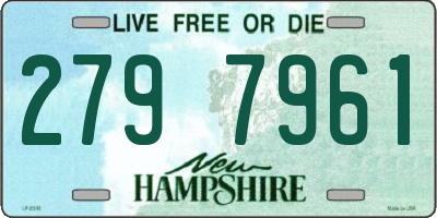 NH license plate 2797961