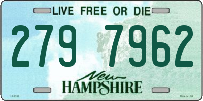NH license plate 2797962