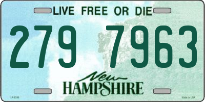 NH license plate 2797963
