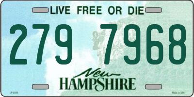 NH license plate 2797968