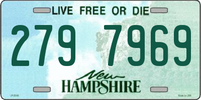 NH license plate 2797969