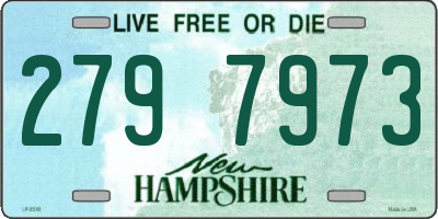 NH license plate 2797973