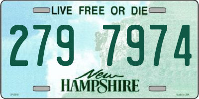 NH license plate 2797974