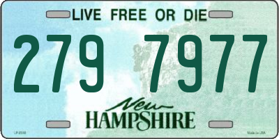NH license plate 2797977