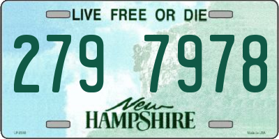 NH license plate 2797978