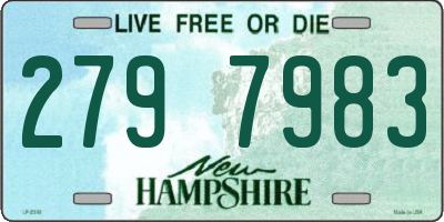 NH license plate 2797983