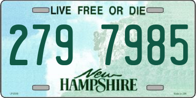 NH license plate 2797985