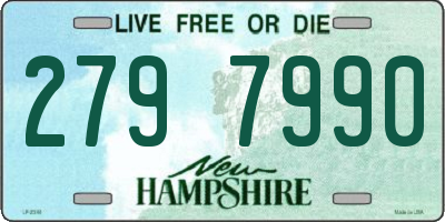 NH license plate 2797990
