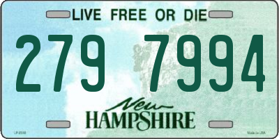 NH license plate 2797994