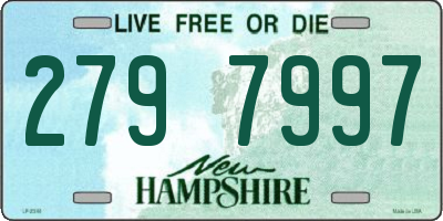 NH license plate 2797997