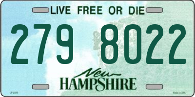 NH license plate 2798022