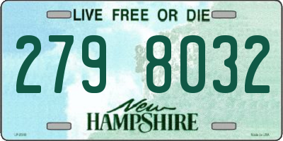 NH license plate 2798032
