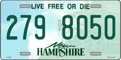 NH license plate 2798050