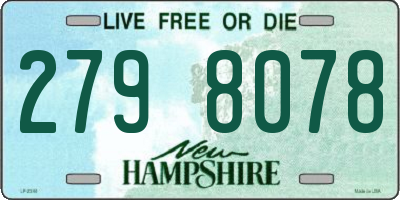 NH license plate 2798078