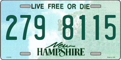 NH license plate 2798115