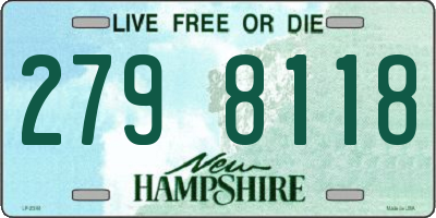 NH license plate 2798118