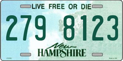 NH license plate 2798123