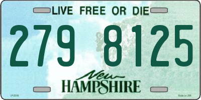 NH license plate 2798125