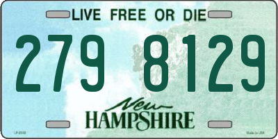 NH license plate 2798129