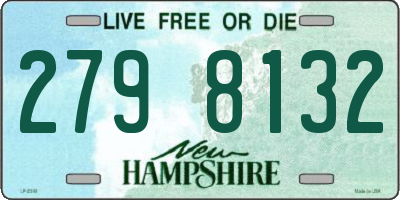 NH license plate 2798132