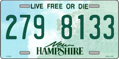 NH license plate 2798133