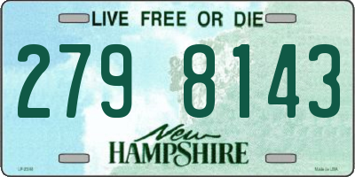 NH license plate 2798143