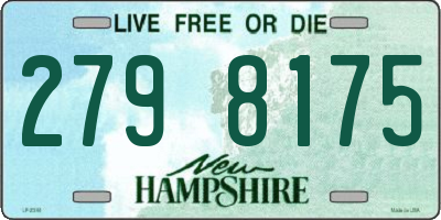 NH license plate 2798175