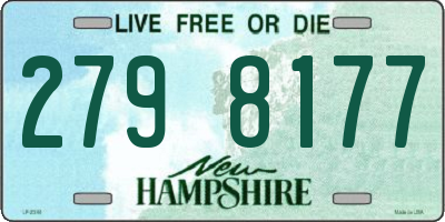 NH license plate 2798177