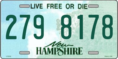 NH license plate 2798178