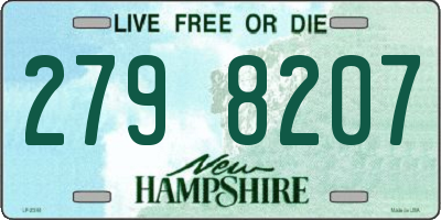 NH license plate 2798207
