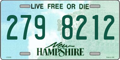 NH license plate 2798212